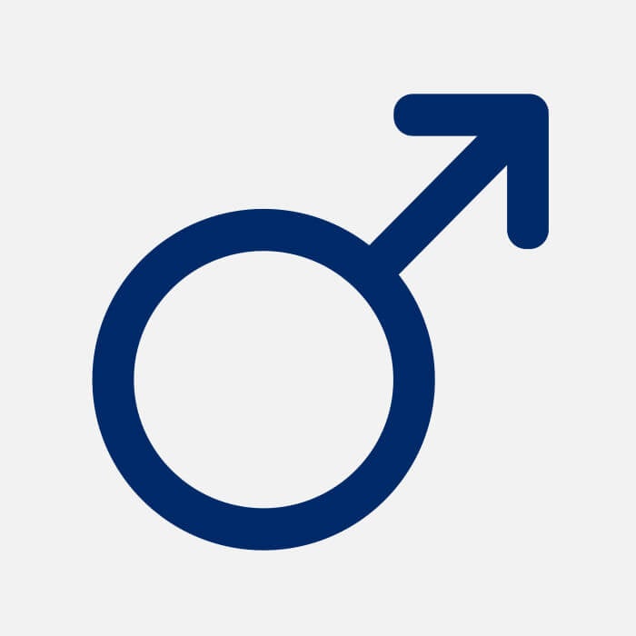 Male symbol icon.