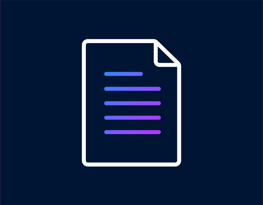 Icon of a document.