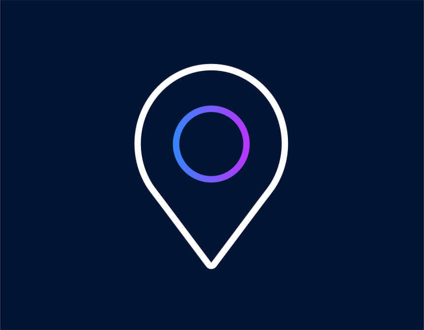 Map marker icon.